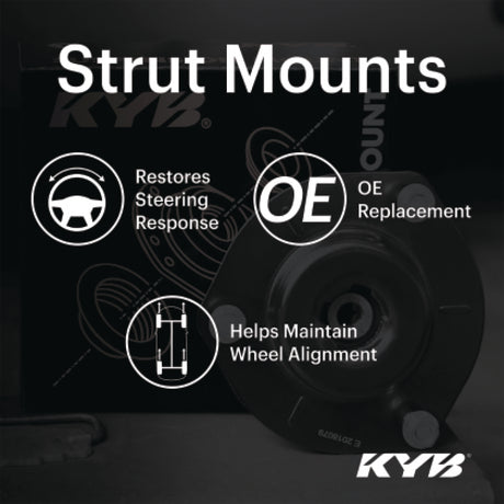 KYB 17-21 Tesla Model 3 Strut Mount Kit - Front KYB Shock Mounts & Camber Plates  AXOPROS
