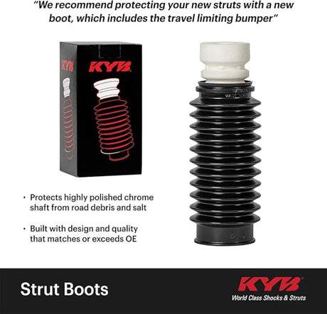 KYB Shocks & Struts Strut Boots Front HYUNDAI Excel 1990-94 HYUNDAI Scoupe 1991-95 MITSUBISHI Precis KYB Boots  AXOPROS