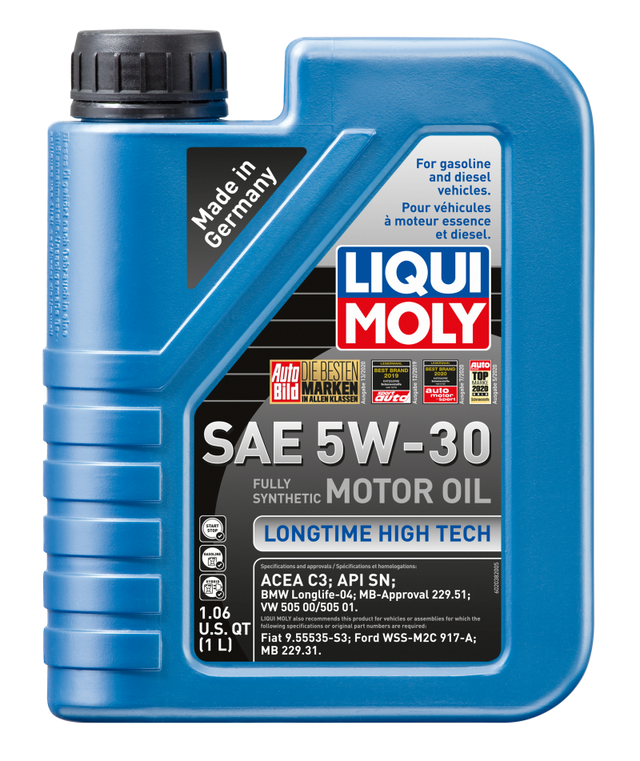 LIQUI MOLY 1L Longtime High Tech Motor Oil SAE 5W30 LIQUI MOLY Motor Oils  AXOPROS