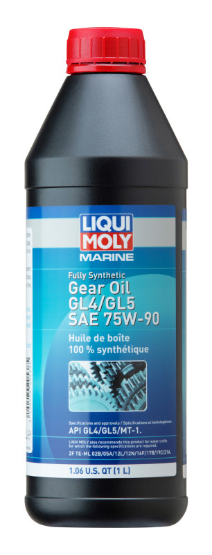 LIQUI MOLY 1L Marine Fully Synthetic Gear Oil (GL4/GL5) SAE 75W90 LIQUI MOLY Gear Oils  AXOPROS