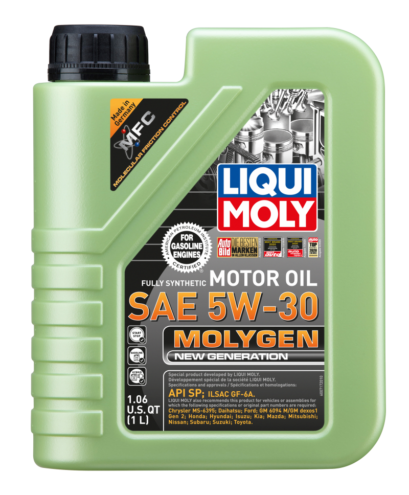 LIQUI MOLY 1L Molygen New Generation Motor Oil SAE 5W30 LIQUI MOLY Motor Oils  AXOPROS