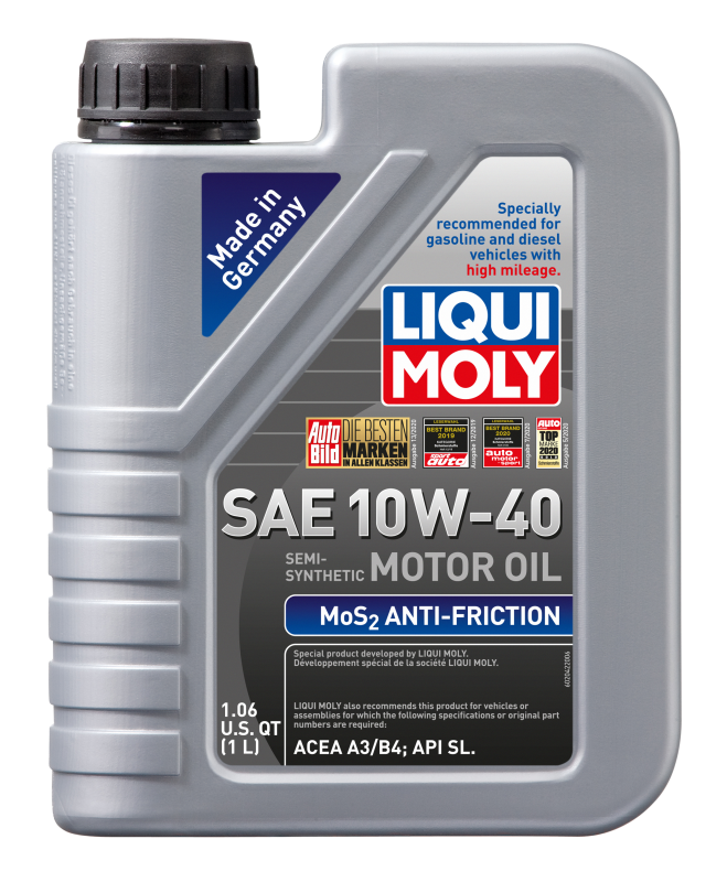 LIQUI MOLY 1L MoS2 Anti-Friction Motor Oil 10W40 LIQUI MOLY Motor Oils  AXOPROS