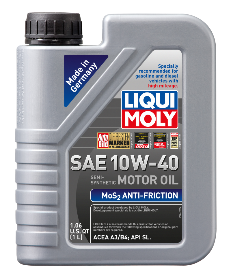 LIQUI MOLY 1L MoS2 Anti-Friction Motor Oil 10W40 LIQUI MOLY Motor Oils  AXOPROS