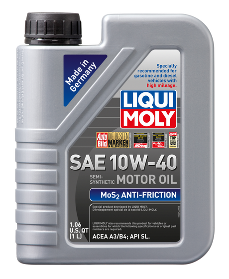 LIQUI MOLY 1L MoS2 Anti-Friction Motor Oil 10W40 LIQUI MOLY Motor Oils  AXOPROS