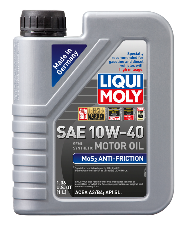 LIQUI MOLY 1L MoS2 Anti-Friction Motor Oil 10W40 LIQUI MOLY Motor Oils  AXOPROS