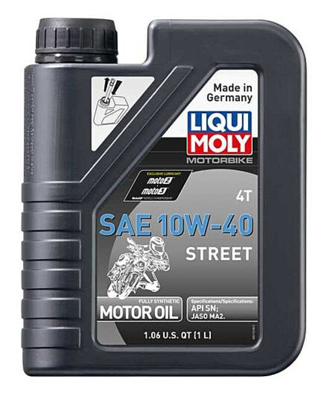 LIQUI MOLY 1L Motorbike 4T SAE 10W40 Street LIQUI MOLY Motor Oils  AXOPROS