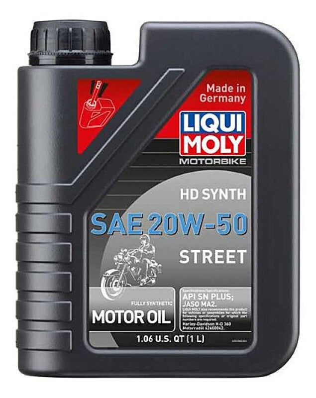 LIQUI MOLY 1L Motorbike HD Synth SAE 20W50 Street LIQUI MOLY Motor Oils  AXOPROS