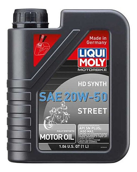 LIQUI MOLY 1L Motorbike HD Synth SAE 20W50 Street LIQUI MOLY Motor Oils  AXOPROS