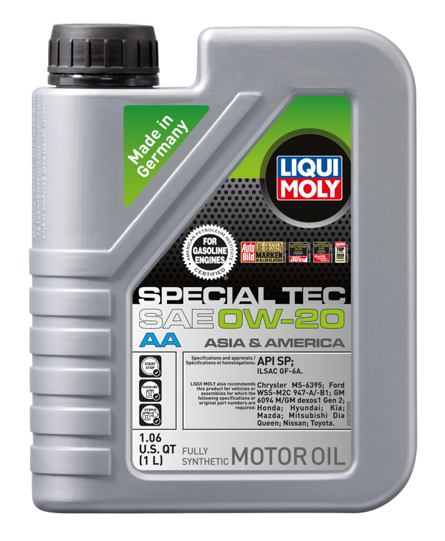 LIQUI MOLY 1L Special Tec AA Motor Oil SAE 0W20 LIQUI MOLY Motor Oils  AXOPROS