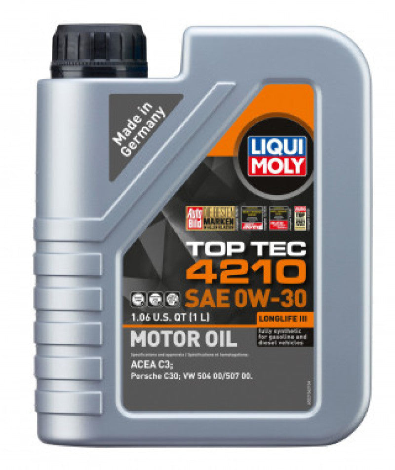LIQUI MOLY 1L Top Tec 4210 Motor Oil SAE 0W30 LIQUI MOLY Motor Oils  AXOPROS