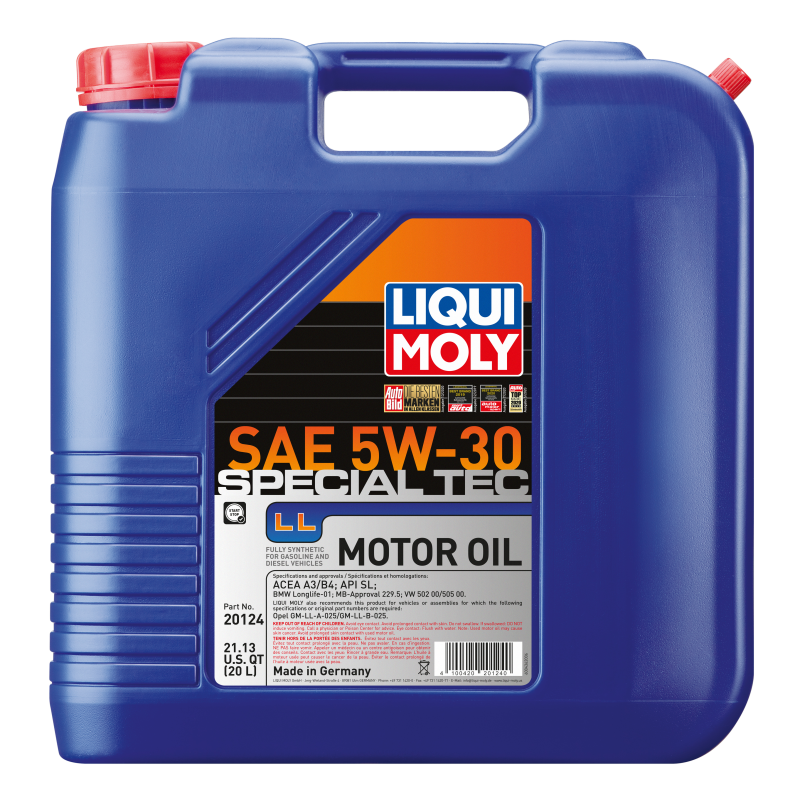 LIQUI MOLY 20L Special Tec LL Motor Oil SAE 5W30 LIQUI MOLY Motor Oils  AXOPROS