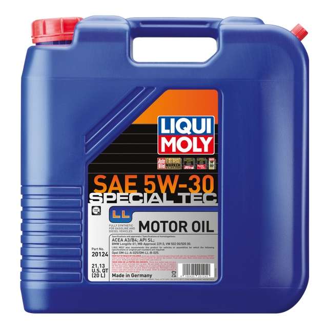 LIQUI MOLY 20L Special Tec LL Motor Oil SAE 5W30 LIQUI MOLY Motor Oils  AXOPROS