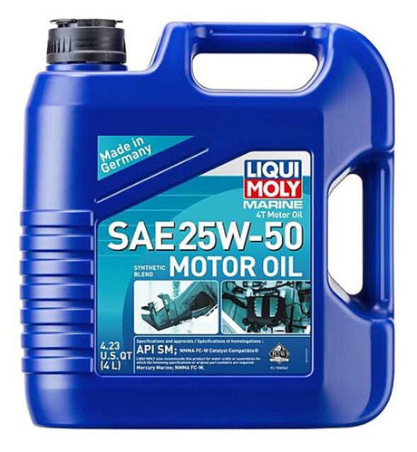LIQUI MOLY 4L Marine 4T Motor Oil SAE 25W50 LIQUI MOLY Motor Oils  AXOPROS