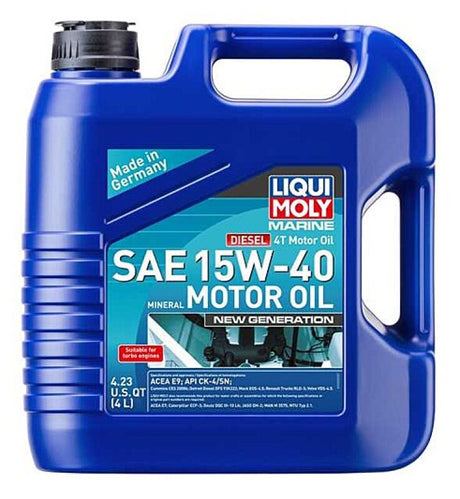 LIQUI MOLY 4L Marine 4T New Generation Motor Oil SAE 15W40 LIQUI MOLY Motor Oils  AXOPROS