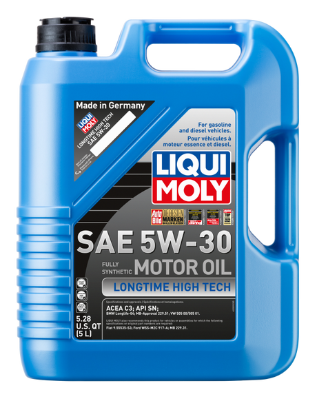 LIQUI MOLY 5L Longtime High Tech Motor Oil SAE 5W30 LIQUI MOLY Motor Oils  AXOPROS