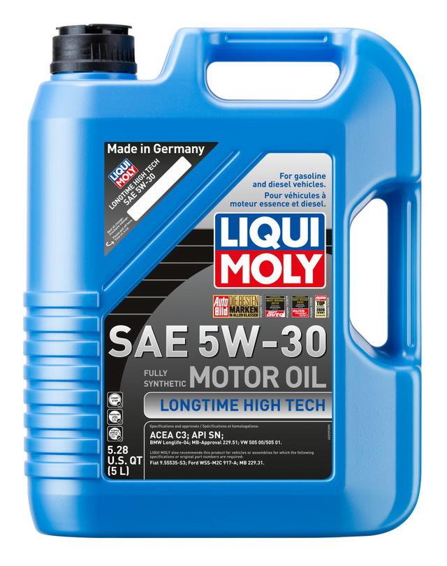 LIQUI MOLY 5L Longtime High Tech Motor Oil SAE 5W30 LIQUI MOLY Motor Oils  AXOPROS