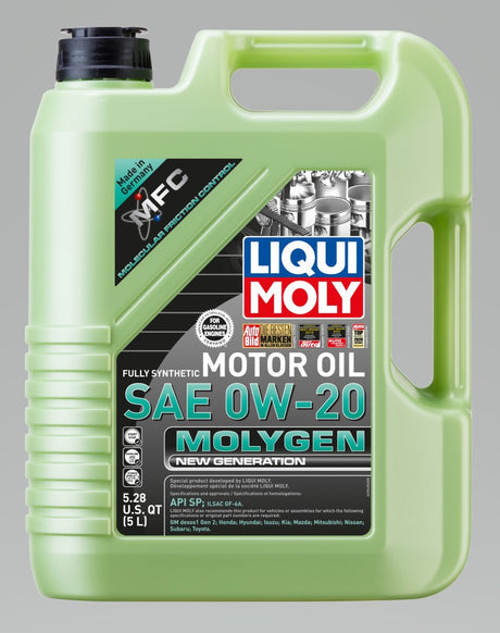 LIQUI MOLY 5L Molygen New Generation Motor Oil SAE 0W20 LIQUI MOLY Motor Oils  AXOPROS