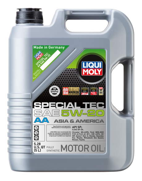 LIQUI MOLY 5L Special Tec AA Motor Oil SAE 5W20 LIQUI MOLY Motor Oils  AXOPROS