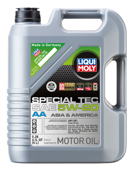 LIQUI MOLY 5L Special Tec AA Motor Oil SAE 5W20 LIQUI MOLY Motor Oils  AXOPROS