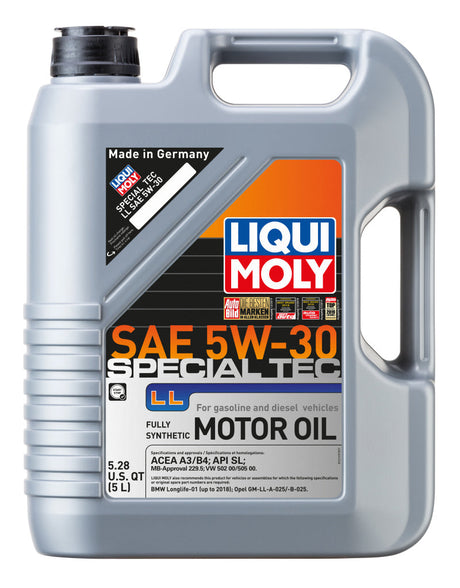 LIQUI MOLY 5L Special Tec LL Motor Oil SAE 5W30 LIQUI MOLY Motor Oils  AXOPROS