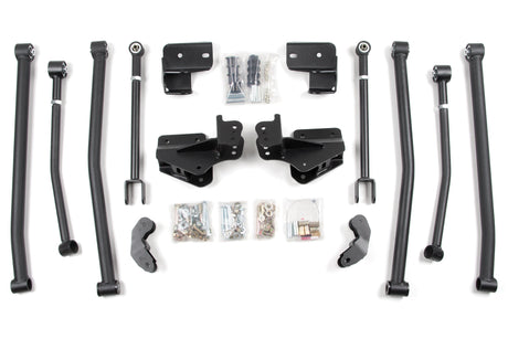 Long Arm Conversion Upgrade - Fits 4-6 Inch Lift - Jeep Wrangler JK (07-18) BDS Suspension Four-Link Suspension Assembly  AXOPROS