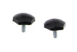 Low Profile Bump Stops - Pair - Black BDS Suspension Suspension Strut Bumper Stop  AXOPROS