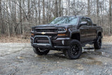 Lund 07-17 Chevy Silverado 1500 Bull Bar w/Light & Wiring - Black LUND Bull Bars  AXOPROS