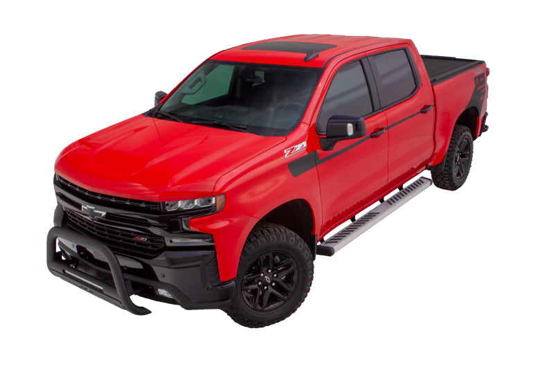 Lund 2019 Chevy Silverado 1500 Crew Cab Summit Ridge 2.0 Running Boards - Stainless LUND Running Boards  AXOPROS