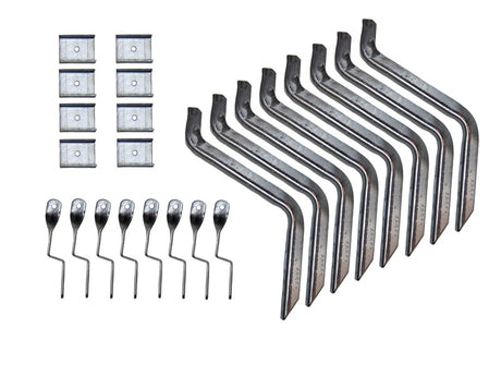 Lund 96-99 Chevy Tahoe EZ Running Board Mounting Bracket Kit - Brite LUND Brackets  AXOPROS