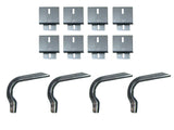 Lund 97-09 Ford Expedition EZ Running Board Mounting Bracket Kit - Brite LUND Brackets  AXOPROS