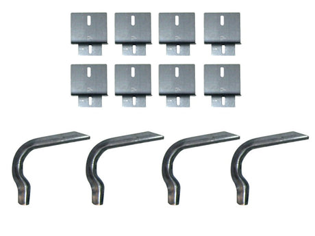 Lund 97-09 Ford Expedition EZ Running Board Mounting Bracket Kit - Brite LUND Brackets  AXOPROS