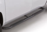 Lund 97-98 Ford F-150 SuperCab (3Dr) 4in. Oval Curved Steel Nerf Bars - Black LUND Nerf Bars  AXOPROS