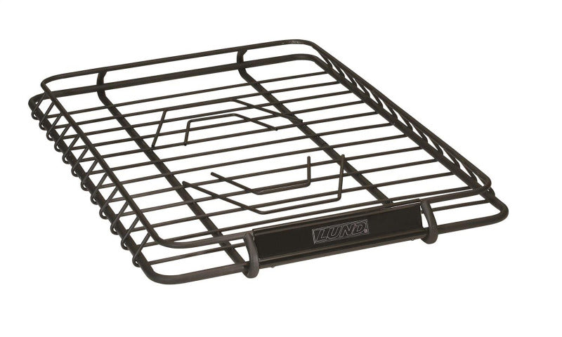 Lund Universal 39in X 45.125in Roof Rack Cargo Basket - Black LUND Roof Baskets  AXOPROS