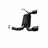 MagnaFlow 07-17 Jeep Wrangler JK 3.8/3.6L Dual Split Rear Exit Black Axle-Back Exhaust Magnaflow Axle Back  AXOPROS
