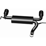MagnaFlow 07-17 Jeep Wrangler JK 3.8/3.6L Dual Split Rear Exit Black Axle-Back Exhaust Magnaflow Axle Back  AXOPROS