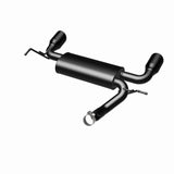 MagnaFlow 07-17 Jeep Wrangler JK 3.8/3.6L Dual Split Rear Exit Black Axle-Back Exhaust Magnaflow Axle Back  AXOPROS