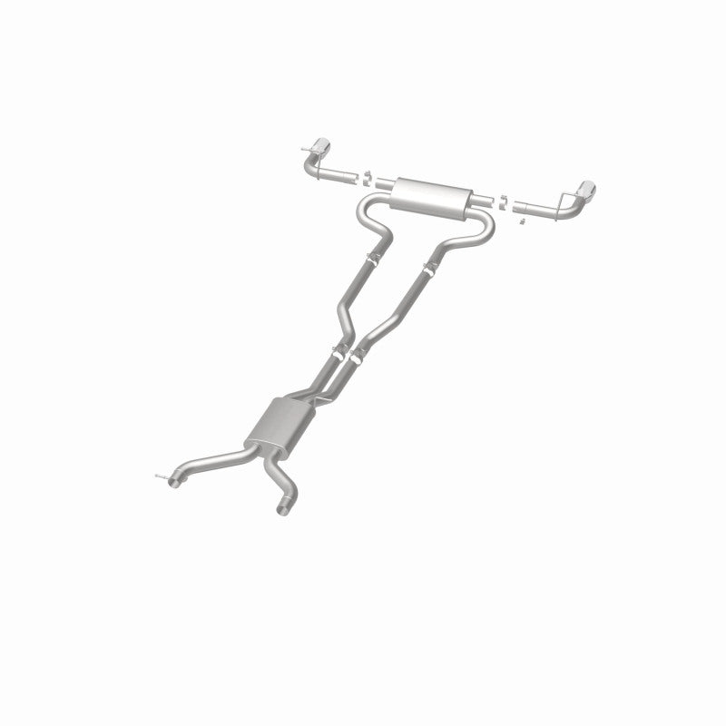MagnaFlow 07 Audi Q7 V8 4.2L Dual Split Rear Exit Stainless Cat-Back Perf Exhaust Magnaflow Catback  AXOPROS