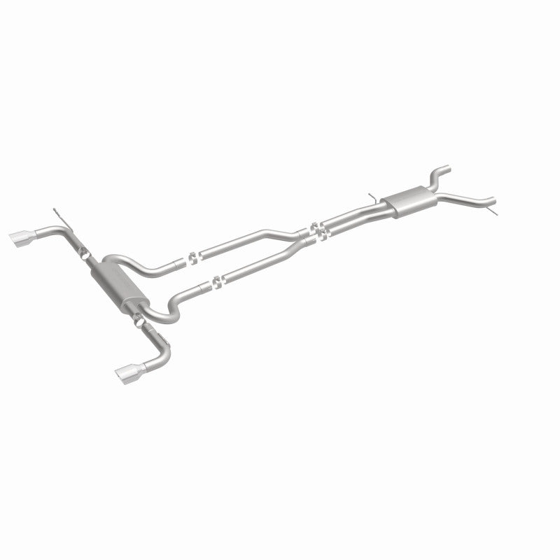 MagnaFlow 07 Audi Q7 V8 4.2L Dual Split Rear Exit Stainless Cat-Back Perf Exhaust Magnaflow Catback  AXOPROS
