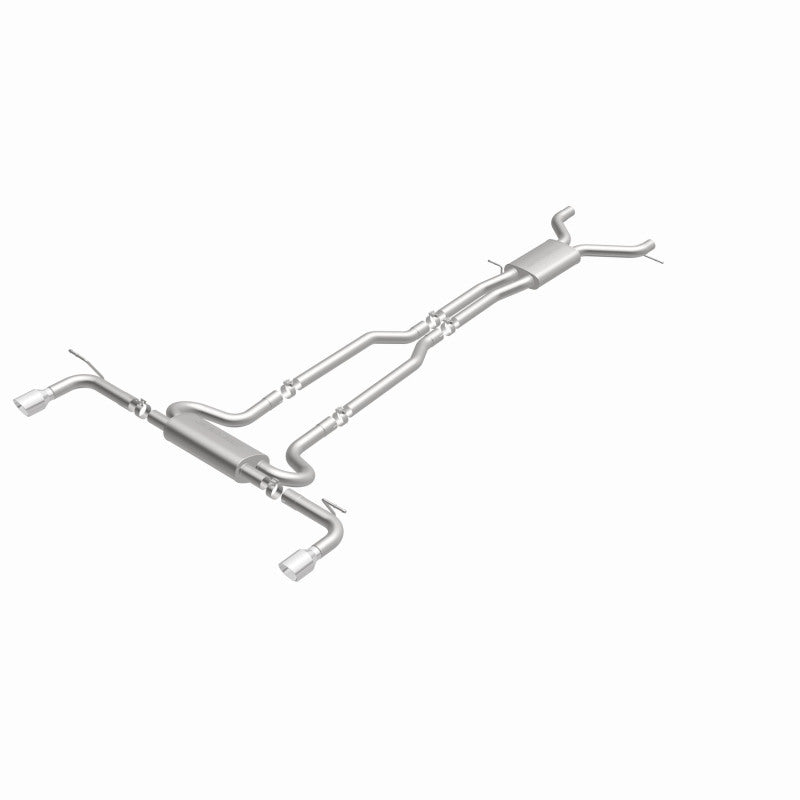 MagnaFlow 07 Audi Q7 V8 4.2L Dual Split Rear Exit Stainless Cat-Back Perf Exhaust Magnaflow Catback  AXOPROS