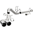 MagnaFlow 08-17 Ford F-250/F-350/F-450 4.6L/6.7 DPF-Back SS 4in Dual Single Passenger Side Rear Exit Magnaflow DPF Back  AXOPROS