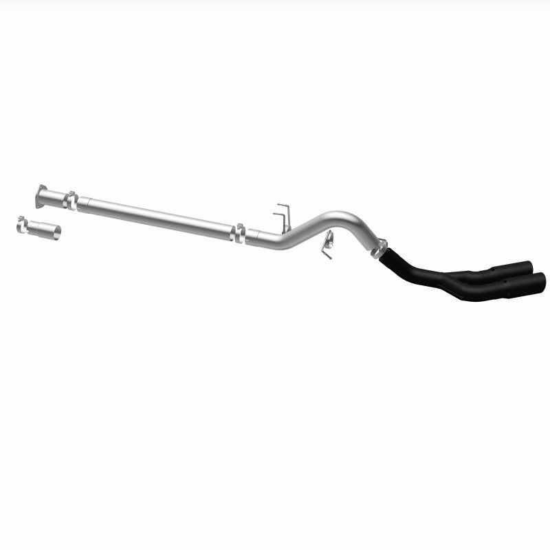 MagnaFlow 08-18 Ford F-250/F-350/F-450 4.6L/6.7 DPF-Back Black 4in Dual Single Rear Exit Magnaflow DPF Back  AXOPROS