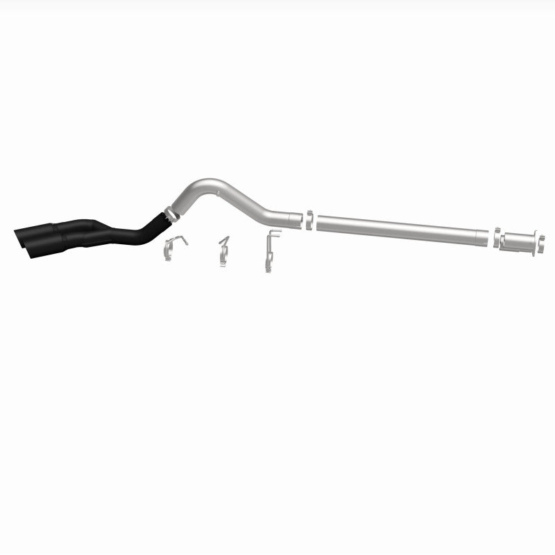 MagnaFlow 08-18 Ford F-250/F-350/F-450 4.6L/6.7 DPF-Back Black 4in Dual Single Rear Exit Magnaflow DPF Back  AXOPROS
