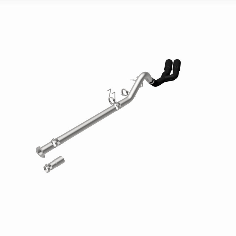 MagnaFlow 08-18 Ford F-250/F-350/F-450 4.6L/6.7 DPF-Back Black 4in Dual Single Rear Exit Magnaflow DPF Back  AXOPROS