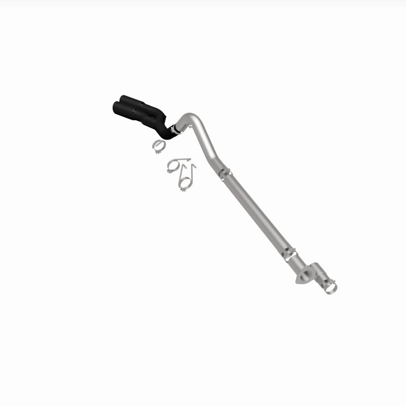 MagnaFlow 08-18 Ford F-250/F-350/F-450 4.6L/6.7 DPF-Back Black 4in Dual Single Rear Exit Magnaflow DPF Back  AXOPROS