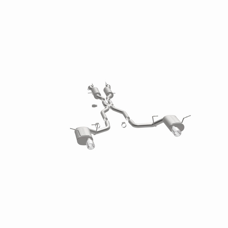 MagnaFlow 11-12 Dodge Durango V8 5.7L Dual Split Rear Exit Stainless Cat Back Performance Exhaust Magnaflow Catback  AXOPROS