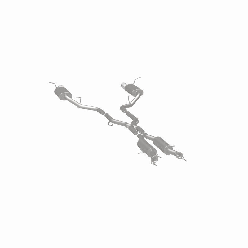 MagnaFlow 11-12 Dodge Durango V8 5.7L Dual Split Rear Exit Stainless Cat Back Performance Exhaust Magnaflow Catback  AXOPROS