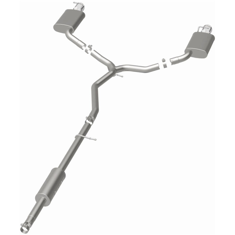 MagnaFlow 11-13 Ford Explorer V6 3.5L SS Catback Exhaust Dual Split Rear Exit w/ 3.5in SS Tips Magnaflow Catback  AXOPROS