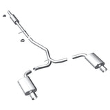 MagnaFlow 11-13 Ford Explorer V6 3.5L SS Catback Exhaust Dual Split Rear Exit w/ 3.5in SS Tips Magnaflow Catback  AXOPROS