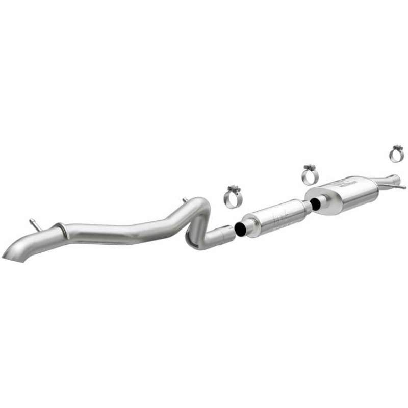 MagnaFlow 12-18 Jeep Wrangler 2.5in Overland Series Cat-Back Exhaust Magnaflow Catback  AXOPROS