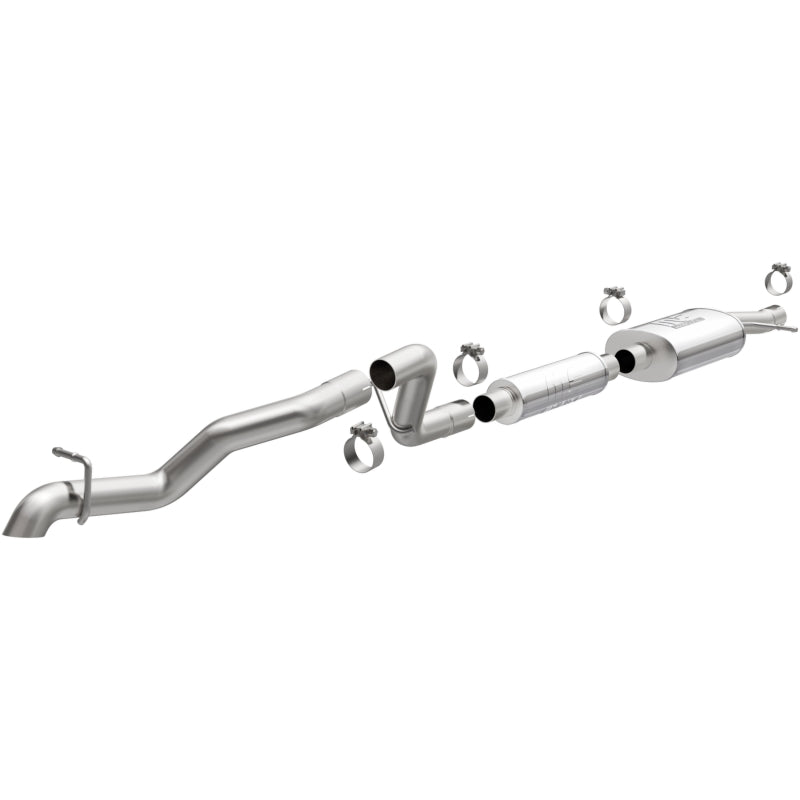 MagnaFlow 12-18 Jeep Wrangler 2.5in Overland Series Cat-Back Exhaust Magnaflow Catback  AXOPROS